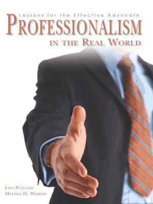 cover image of Professionalism in the Real World